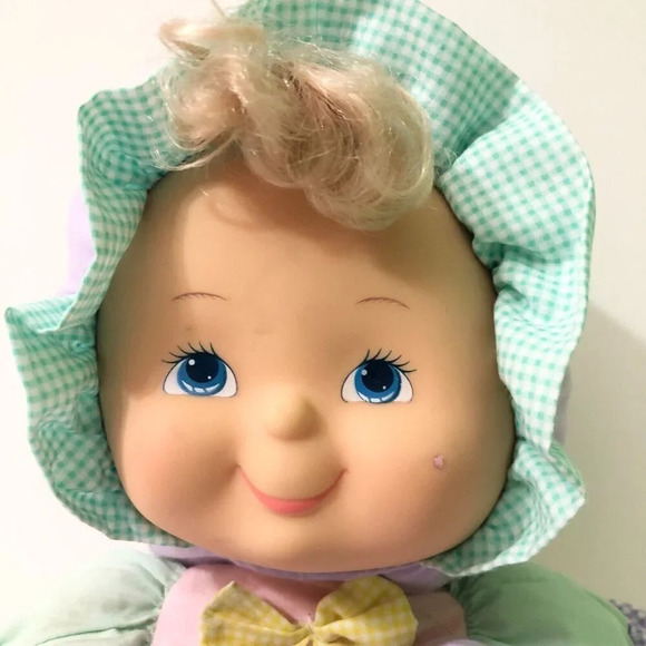 Vintage Doll Soft  Stuffed Squeaker Plush Cloth 14 Inch Puffalump Style - Picture 2 of 16